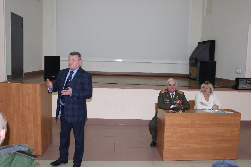 Встреча с призывниками в Красноярске А.Ф.Доронин